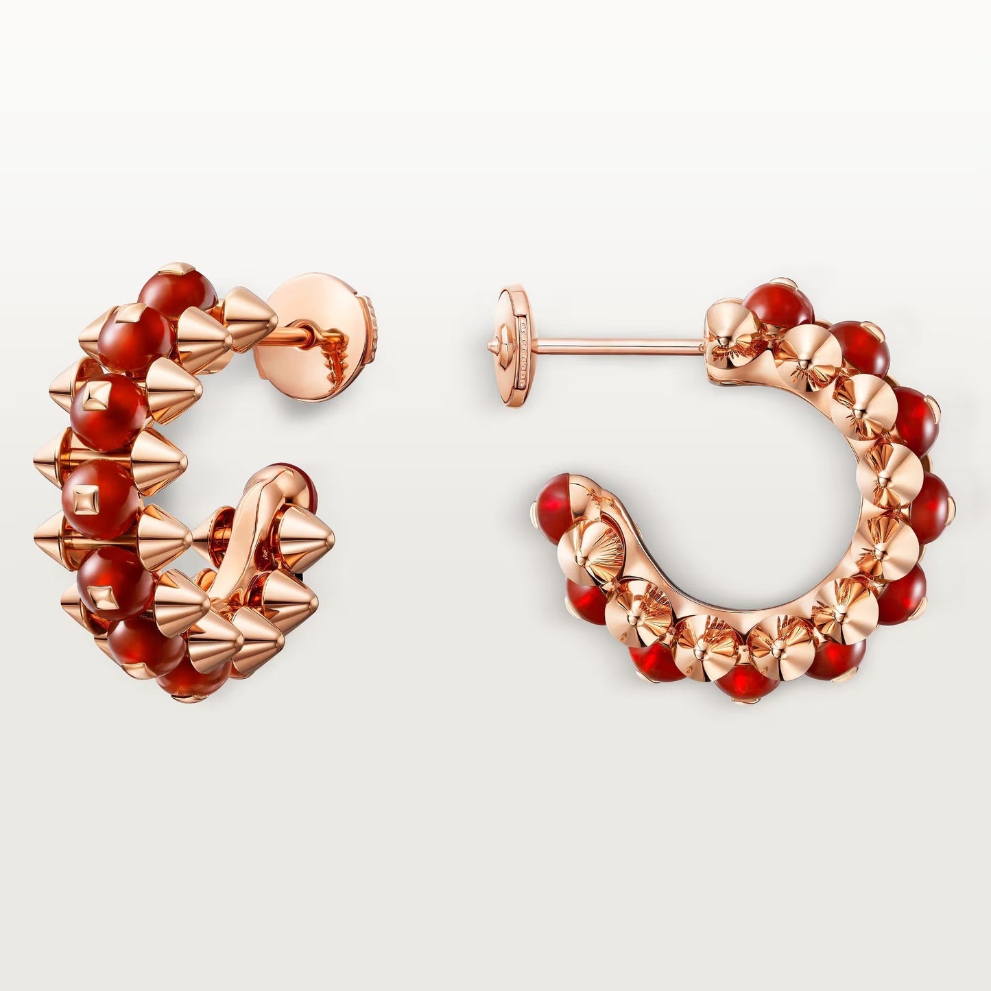 [AuraEcho]CLASH 7.9MM AGATE CHALCEDONY EARRINGS