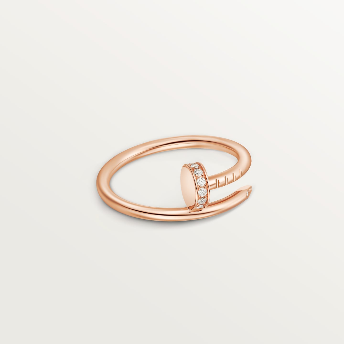 [AuraEcho]JUSTE 1.8MM HALF DIAMOND RING