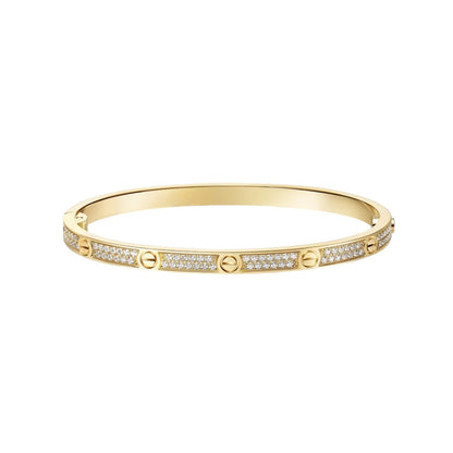 [AuraEcho]LOVE BRACELET 3.65MM DIAMOND-PAVED