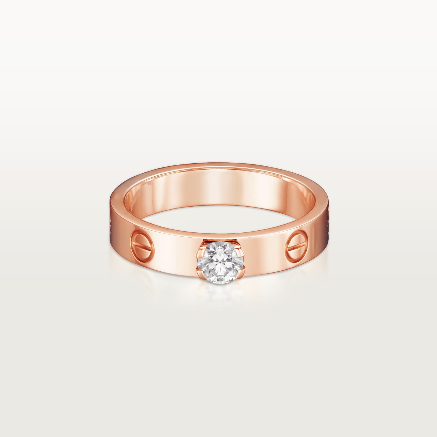 [AuraEcho]LOVE RING 3.6MM 1 BIG DIAMOND
