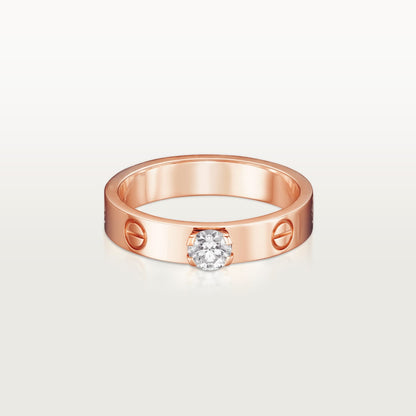 [AuraEcho]LOVE RING 3.6MM 1 BIG DIAMOND