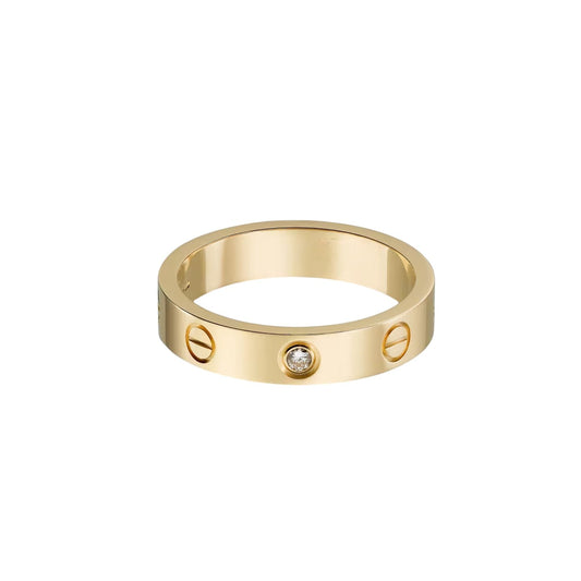 [AuraEcho]LOVE 4MM 1 DIAMOND RING