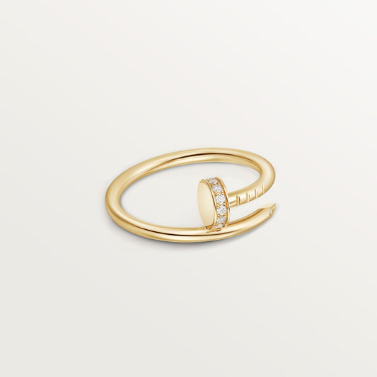 [AuraEcho]JUSTE 1.8MM HALF DIAMOND RING