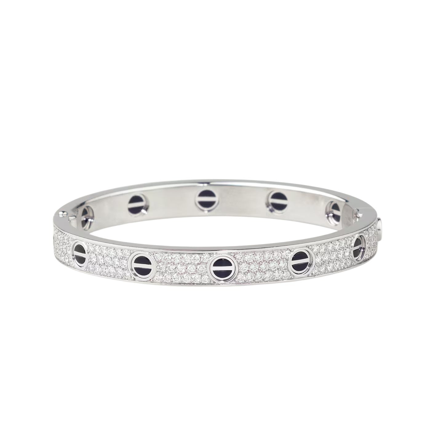 [AuraEcho]LOVE BRACELET 6.1MM DIAMOND-PAVED CERAMIC