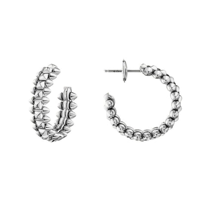 [AuraEcho]CLASH SMALL HOOP EARRINGS