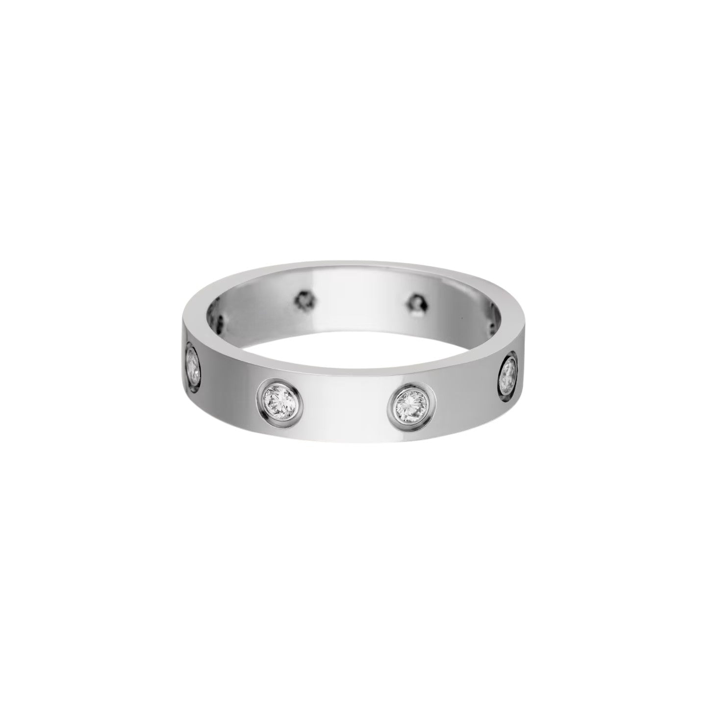 [AuraEcho]LOVE 4MM 8 DIAMOND RING