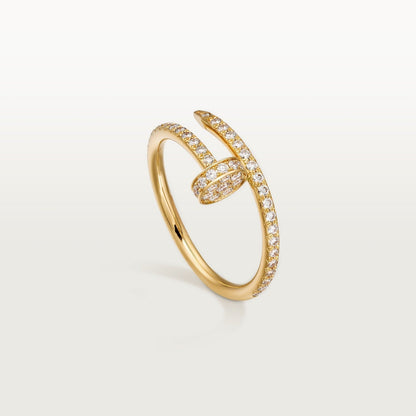 [AuraEcho]JUSTE 1.8MM FULL DIAMOND RING