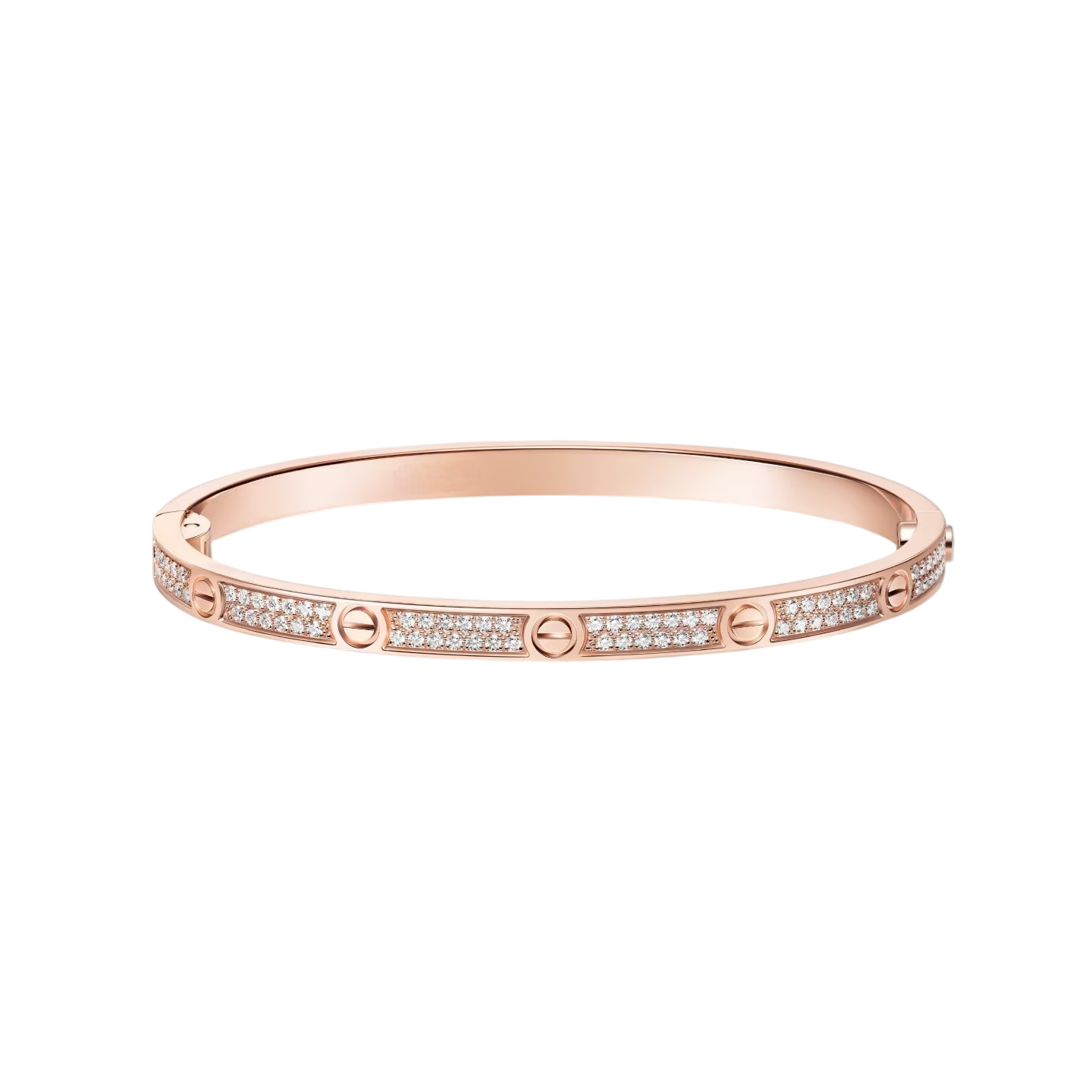 [AuraEcho]LOVE BRACELET 3.65MM DIAMOND-PAVED