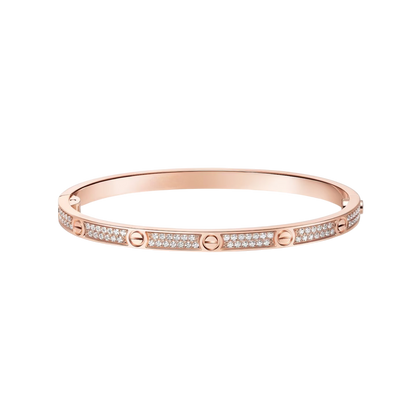 [AuraEcho]LOVE BRACELET 3.65MM DIAMOND-PAVED