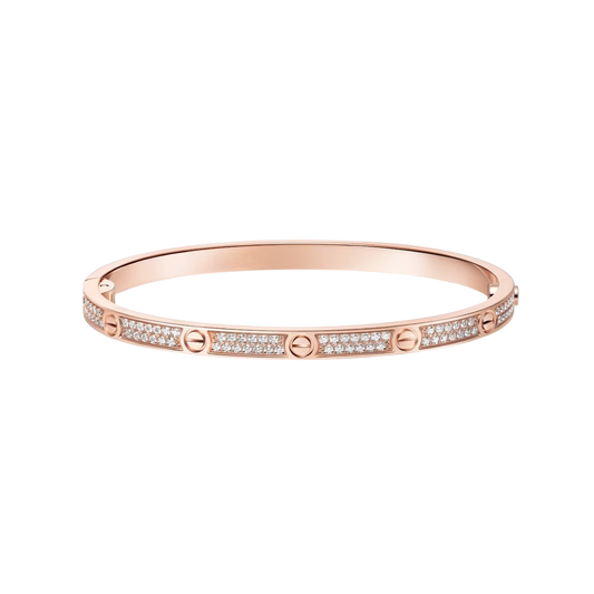[AuraEcho]LOVE BRACELET 3.65MM DIAMOND-PAVED