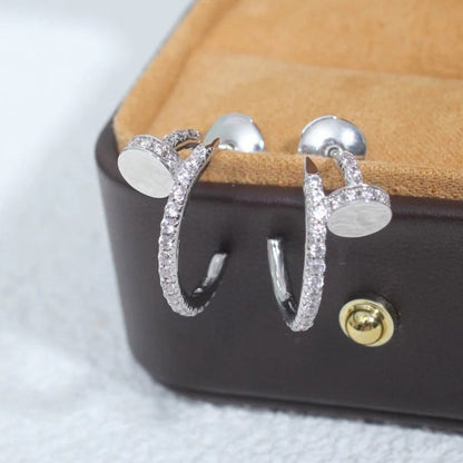 [AuraEcho]JUSTE FULL DIAMOND SMALL EARRINGS