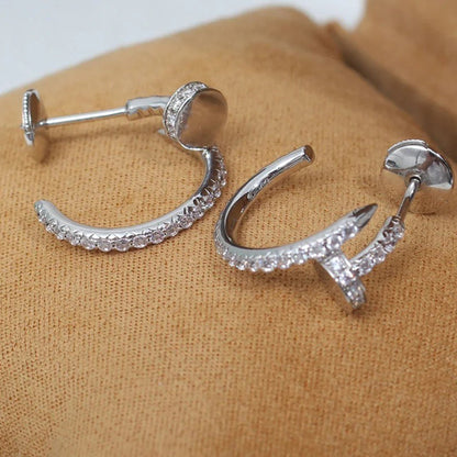 [AuraEcho]JUSTE FULL DIAMOND SMALL EARRINGS