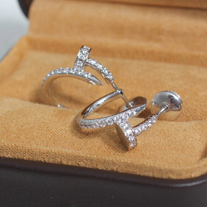 [AuraEcho]JUSTE FULL DIAMOND SMALL EARRINGS