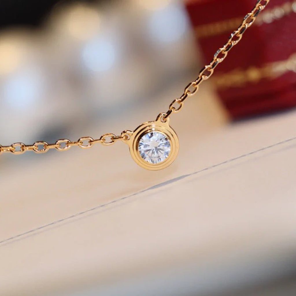 [AuraEcho]DAMOUR DIAMOND NECKLACE