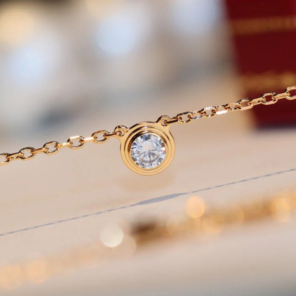 [AuraEcho]DAMOUR DIAMOND NECKLACE