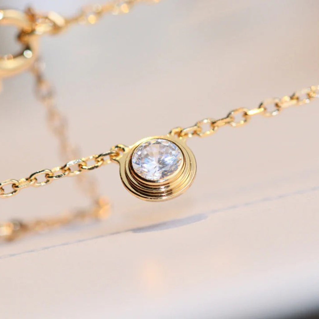 [AuraEcho]DAMOUR DIAMOND NECKLACE