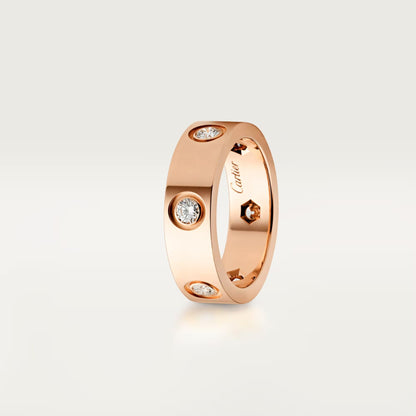 [AuraEcho]LOVE 5.5MM 6 DIAMOND RING