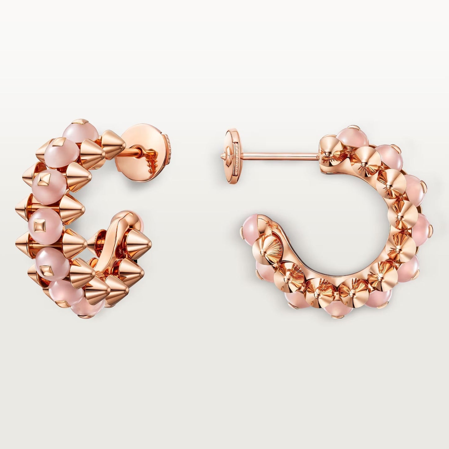[AuraEcho]CLASH 7.9MM AGATE CHALCEDONY EARRINGS