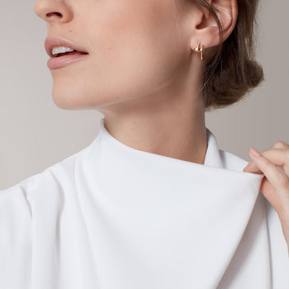 [AuraEcho]JUSTE NO DIAMOND SMALL EARRINGS