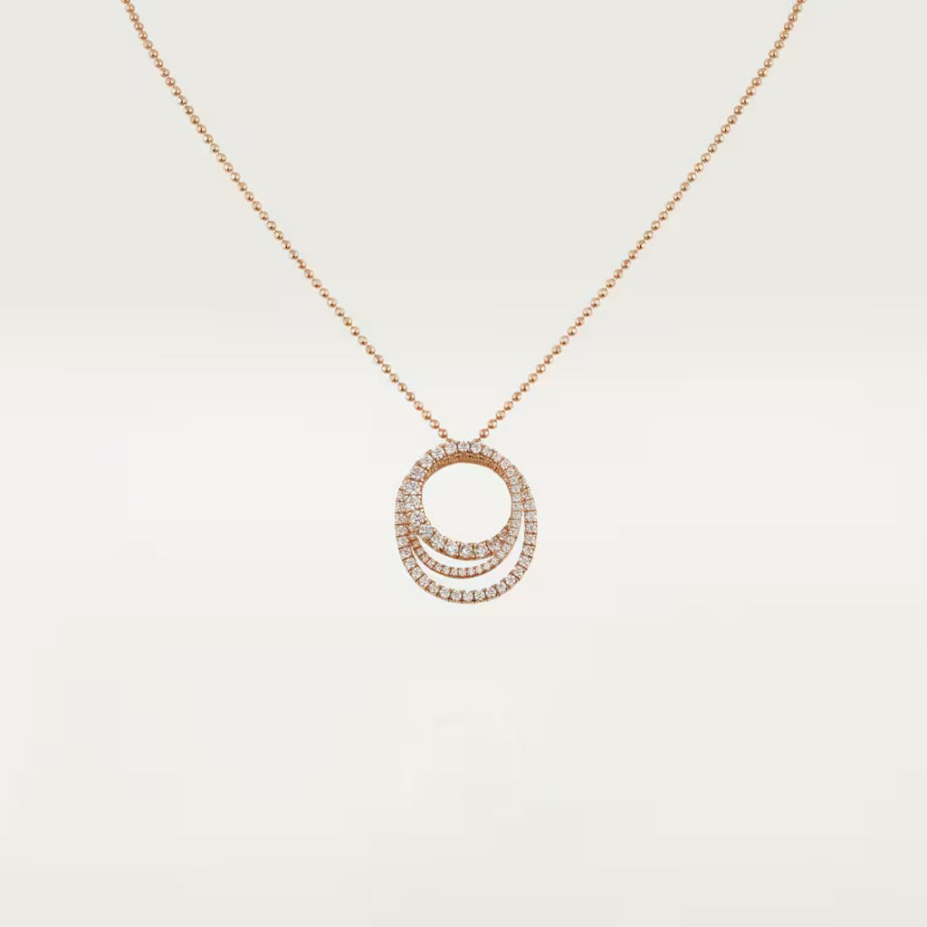 [AuraEcho]ETINCELLE  FULL DIAMOND NECKLACE