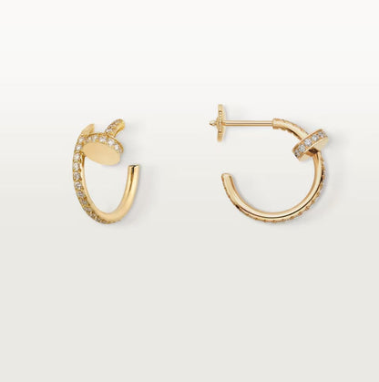 [AuraEcho]JUSTE FULL DIAMOND SMALL EARRINGS