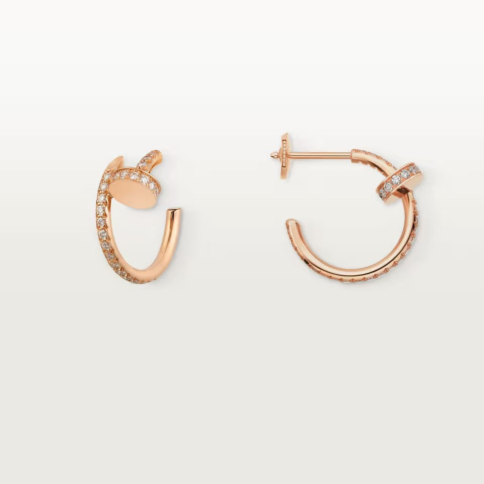 [AuraEcho]JUSTE FULL DIAMOND SMALL EARRINGS