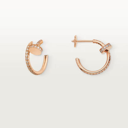 [AuraEcho]JUSTE FULL DIAMOND SMALL EARRINGS