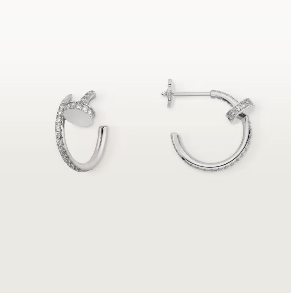 [AuraEcho]JUSTE FULL DIAMOND SMALL EARRINGS