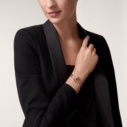 [AuraEcho]JUSTE BRACELET 3.5MM DOUBLE ROW DIAMOND