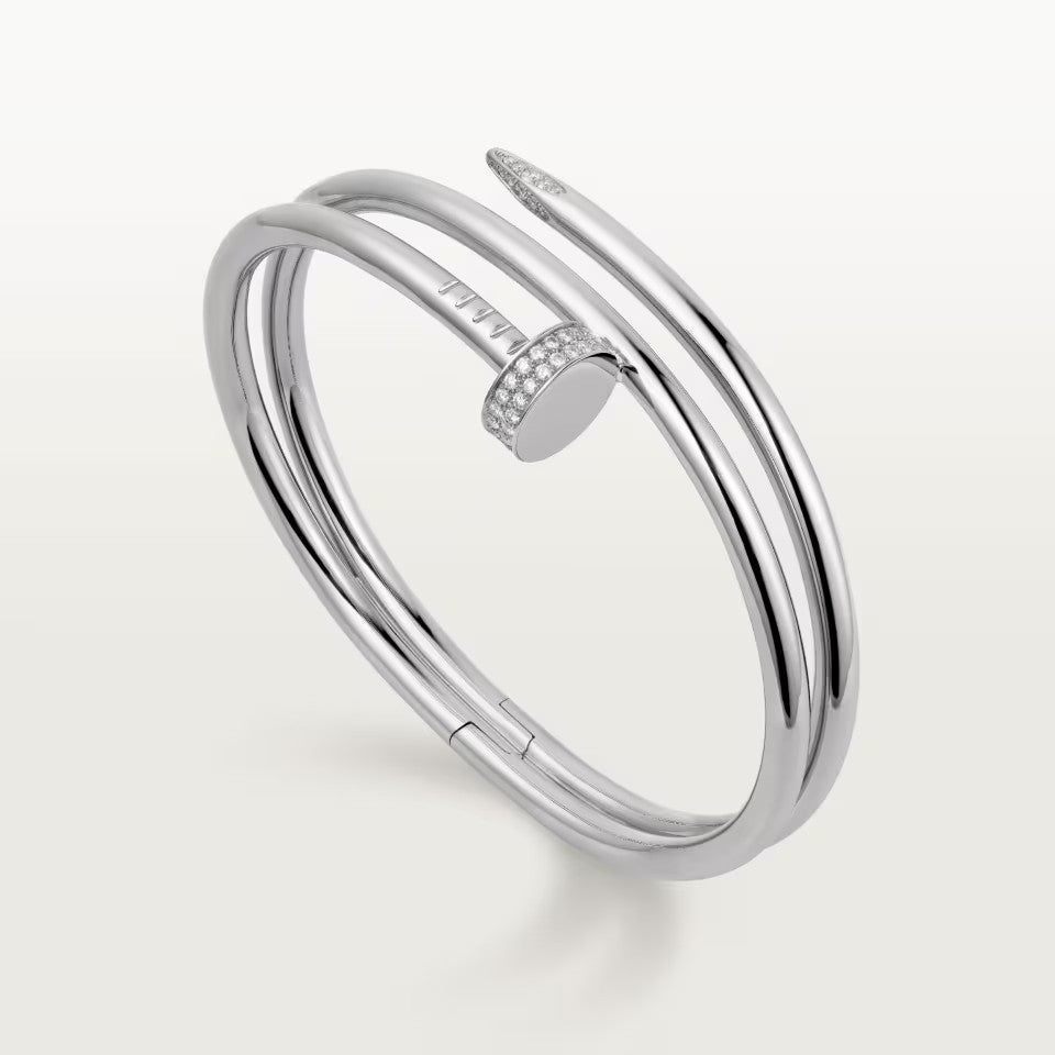 [AuraEcho]JUSTE BRACELET 3.5MM DOUBLE ROW DIAMOND