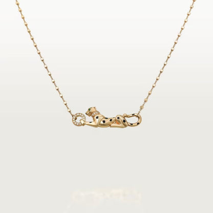 [AuraEcho]PANTHERE FULL DIAMOND NECKLACE