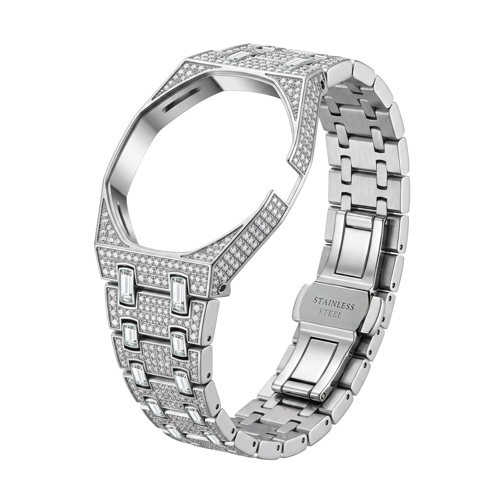 Royal Oak Pop Exclusive Bioceramic Case & Bioceramic Strap Full Diamond