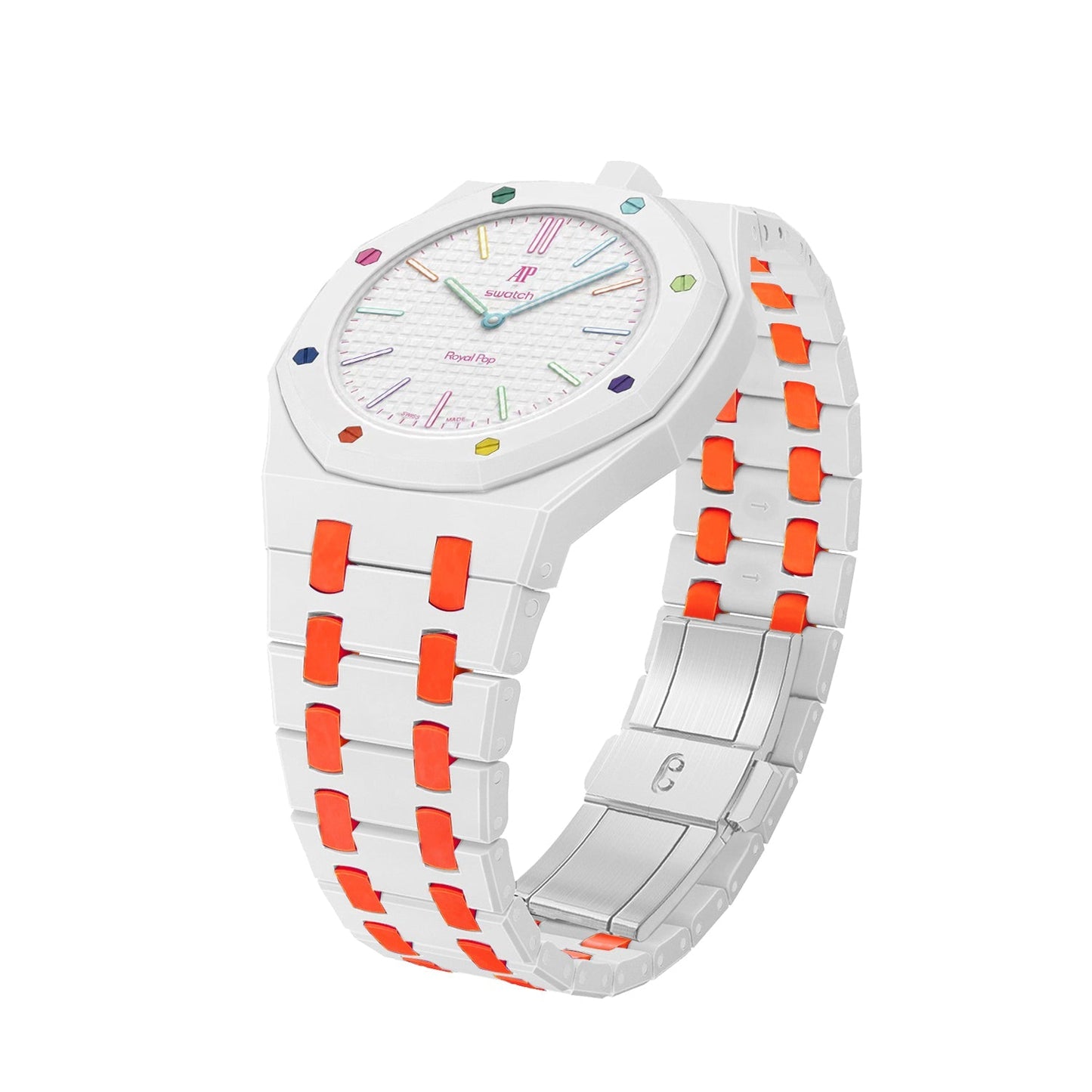 Royal Oak Pop Exclusive Bioceramic Case & Bioceramic Strap Mix Color