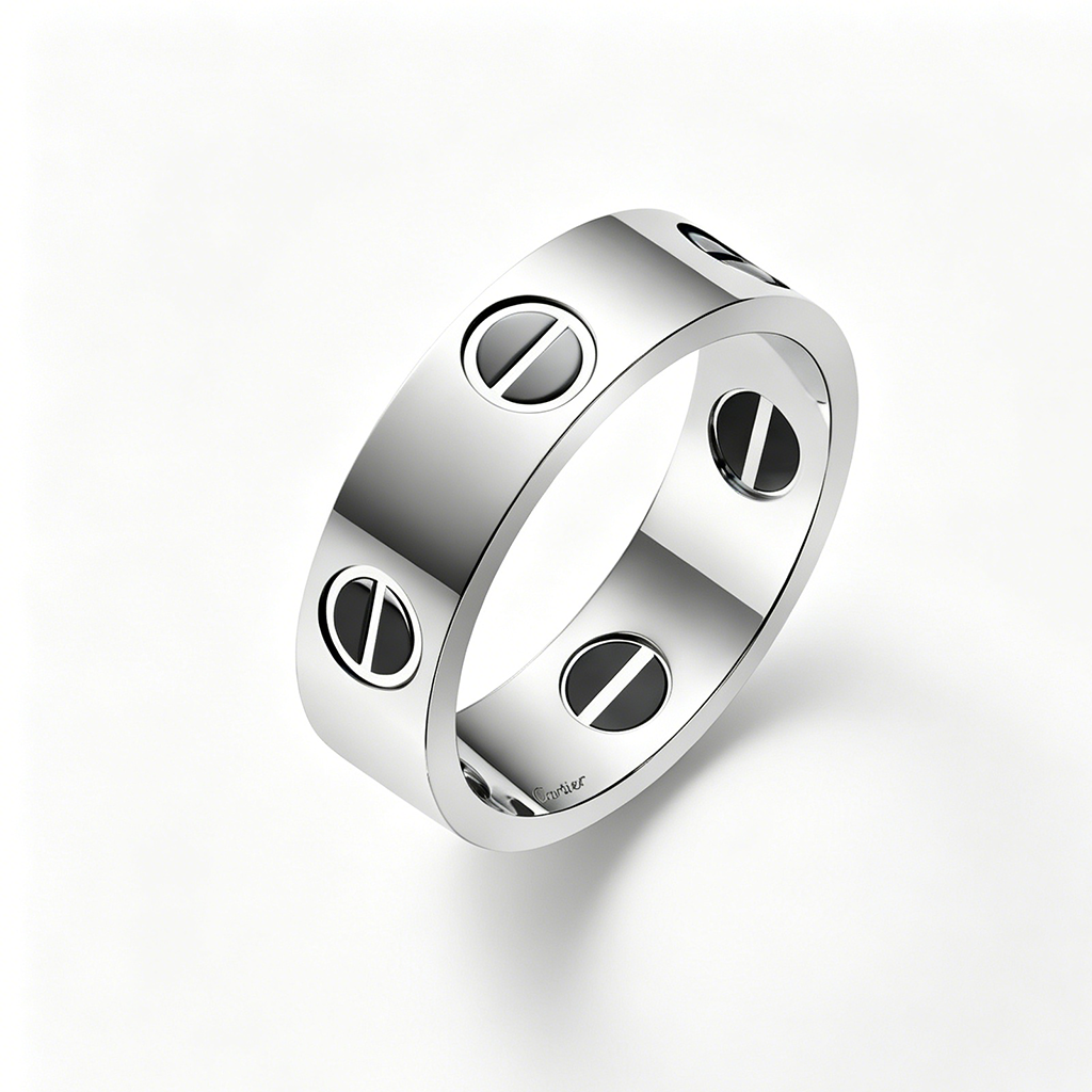[AuraEcho]LOVE RING 5.5MM NO DIAMONDS  CERAMIC