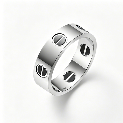 [AuraEcho]LOVE RING 5.5MM NO DIAMONDS  CERAMIC