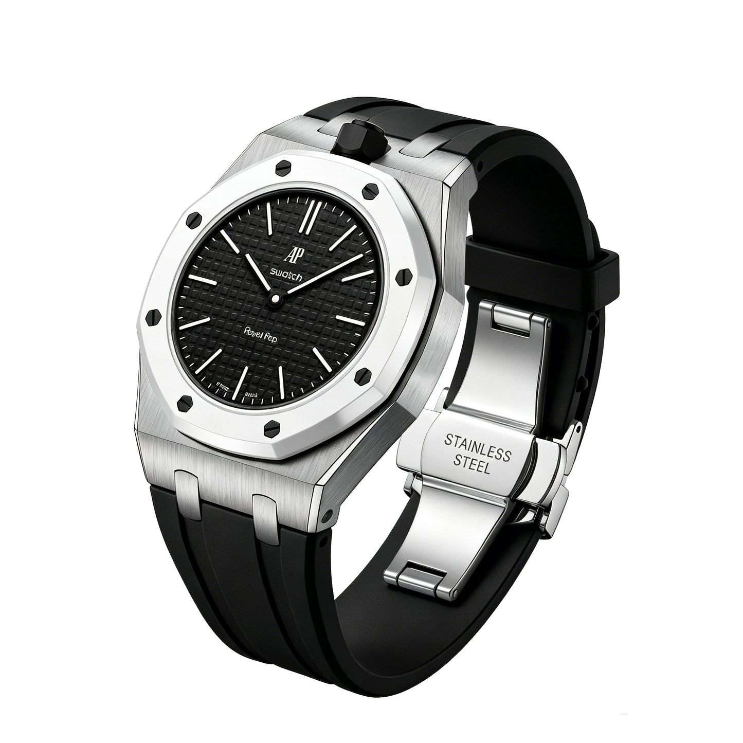 Royal Oak Pop Exclusive Steel Case & Silicone Strap With Cradle