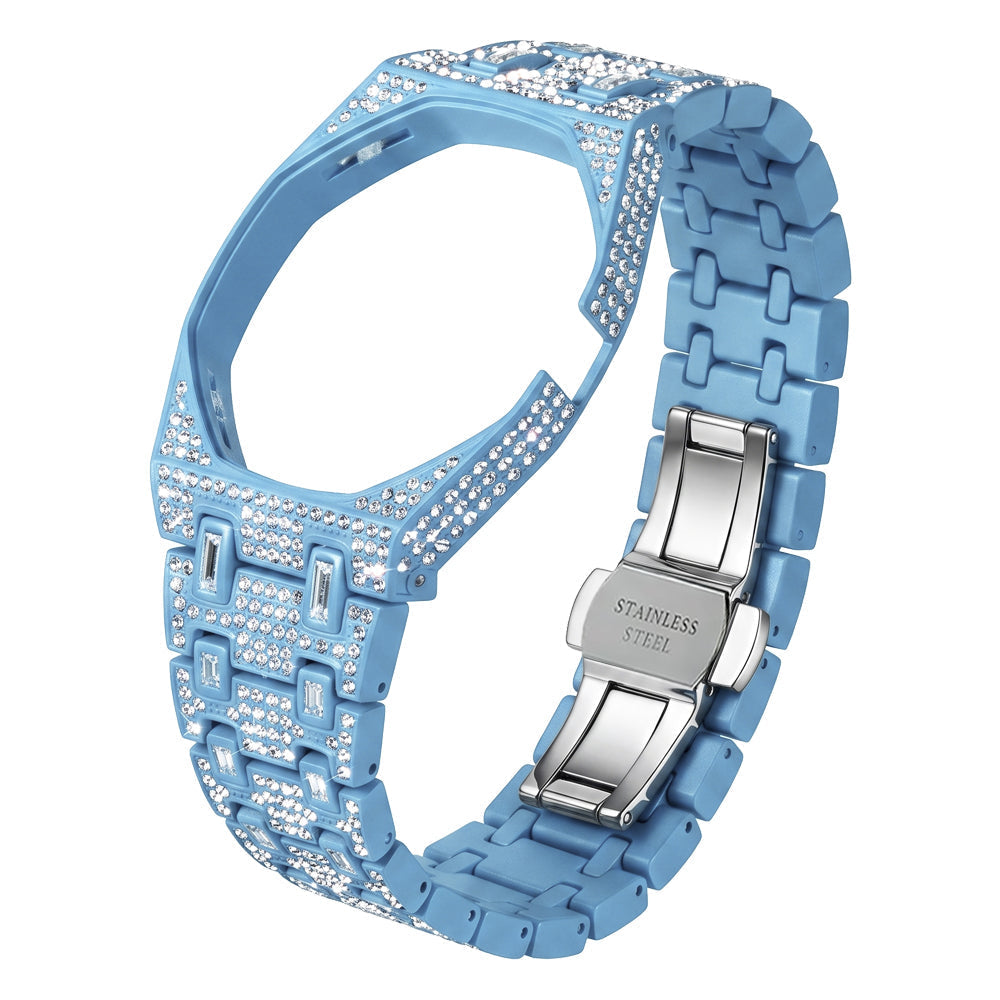 Royal Oak Pop Exclusive Bioceramic Case & Bioceramic Strap Full Diamond