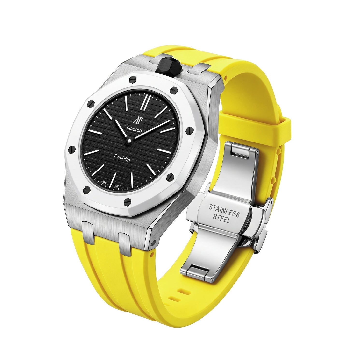 Royal Oak Pop Exclusive Steel Case & Silicone Strap With Cradle