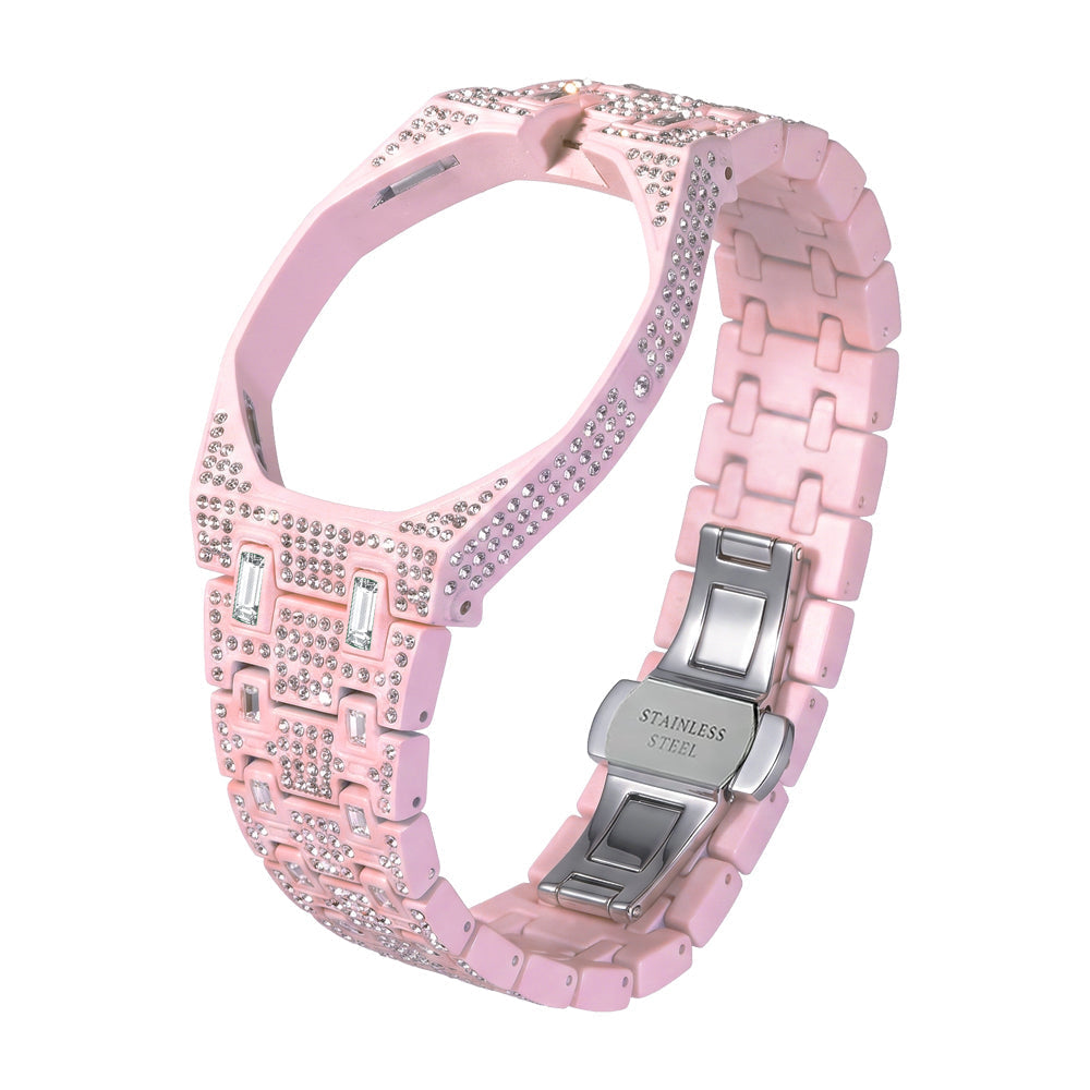 Royal Oak Pop Exclusive Bioceramic Case & Bioceramic Strap Full Diamond
