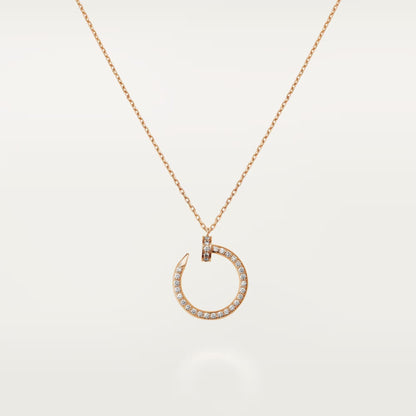 [AuraEcho]JUSTE NECKLACE FULL DIAMOND