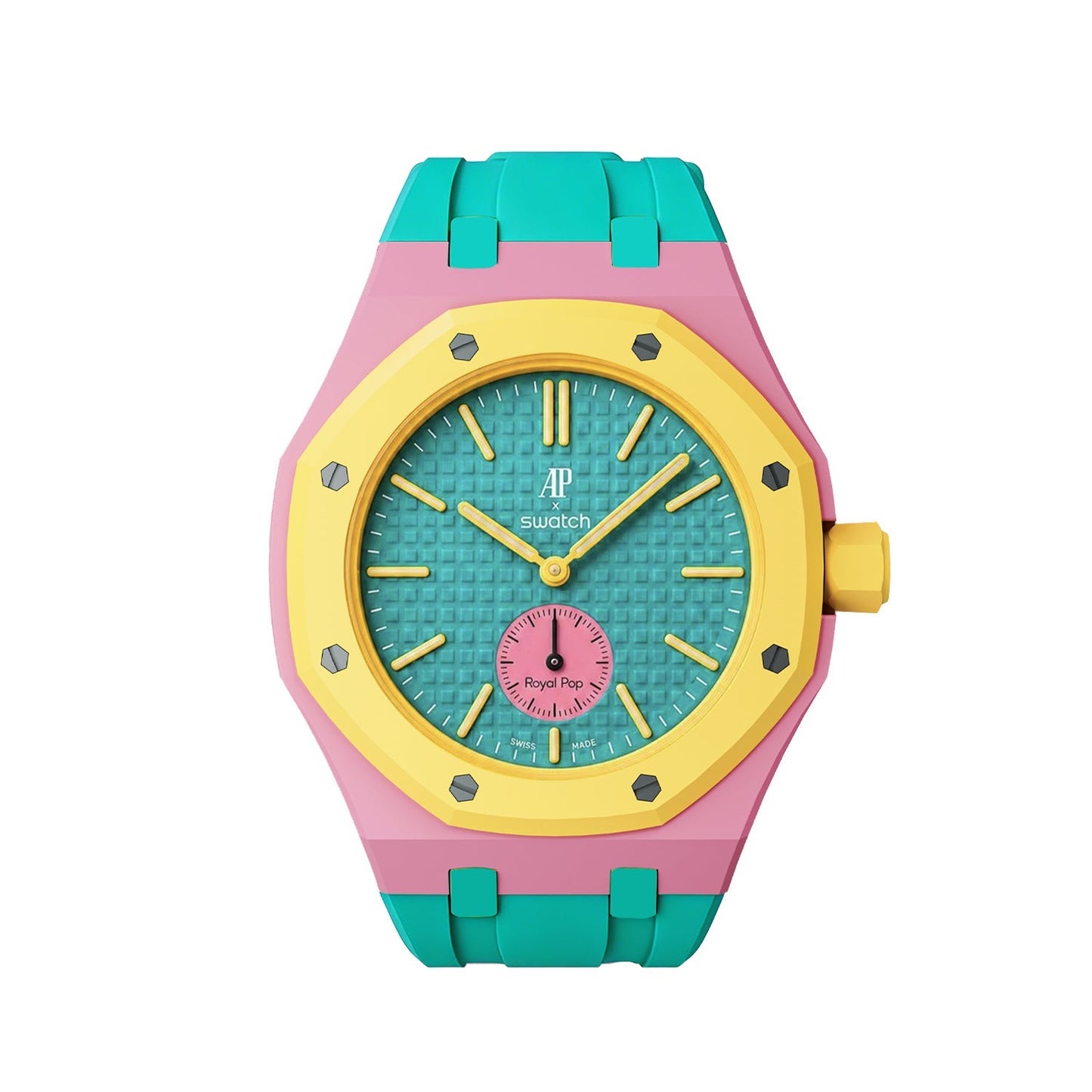 Royal Oak Pop Exclusive Bioceramic Case & Silicone Strap Mix Color