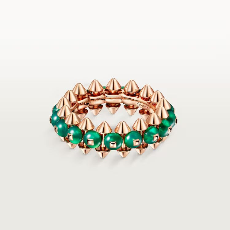[AuraEcho]CLASH 7.9MM AGATE CHALCEDONY RING