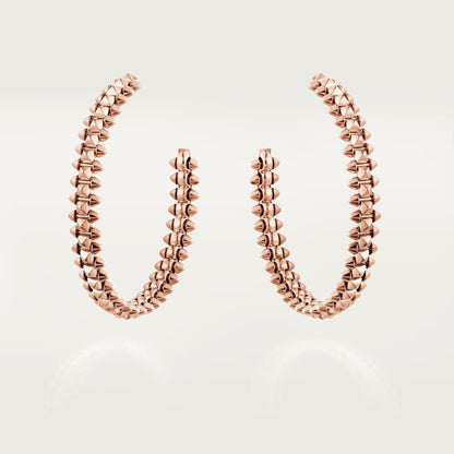 [AuraEcho]CLASH HOOP LARGE EARRINGS