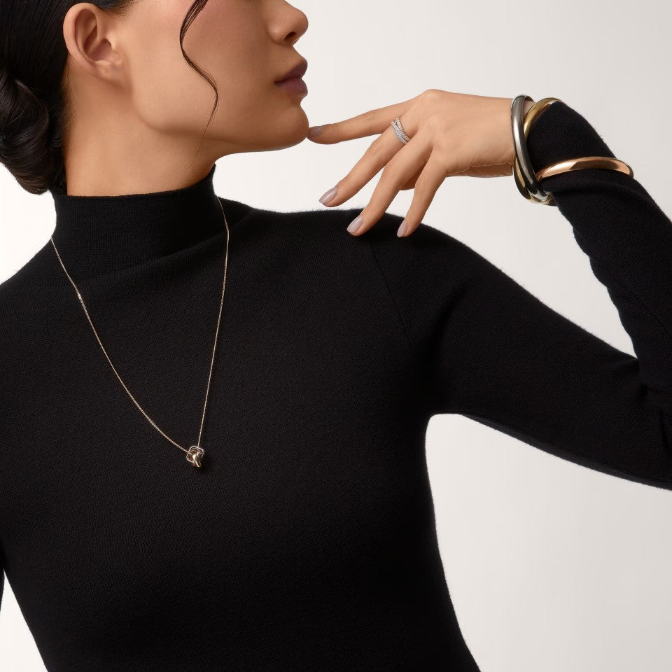 [AuraEcho]TRINITY CUSHION NECKLACE COLLECTION