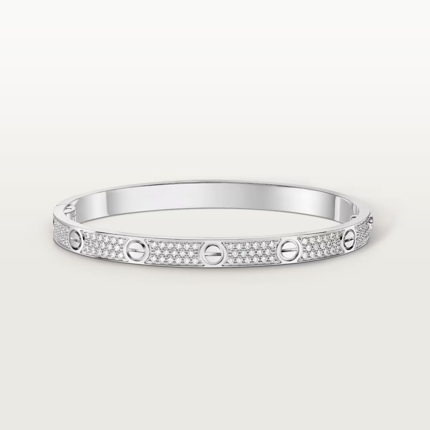 [AuraEcho]LOVE BRACELET 4.8MM DIAMOND-PAVED