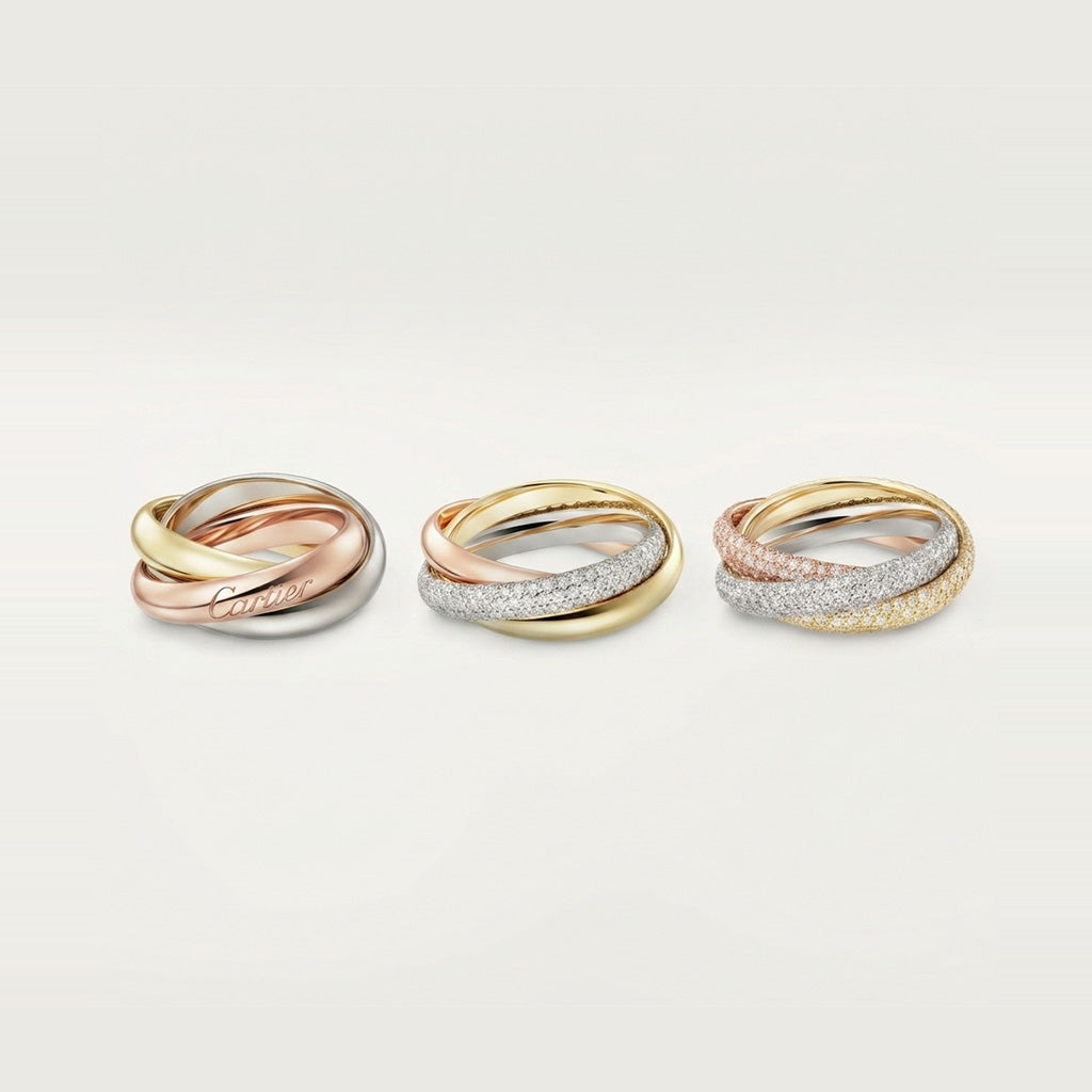 [AuraEcho]TRINITY 3.2MM RING COLLECTION