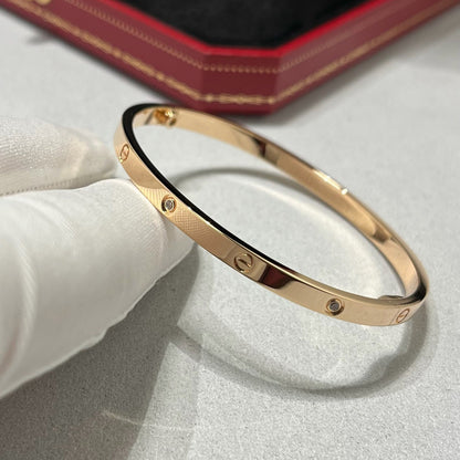 [AuraEcho]LOVE BRACELET 3.65MM 6 DIAMONDS