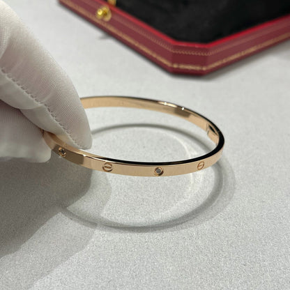 [AuraEcho]LOVE BRACELET 3.65MM 6 DIAMONDS