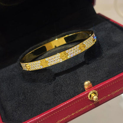 [AuraEcho]LOVE BRACELET 6.1MM DIAMOND-PAVED