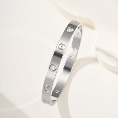 [AuraEcho]LOVE BRACELET 6.1MM 4 DIAMONDS